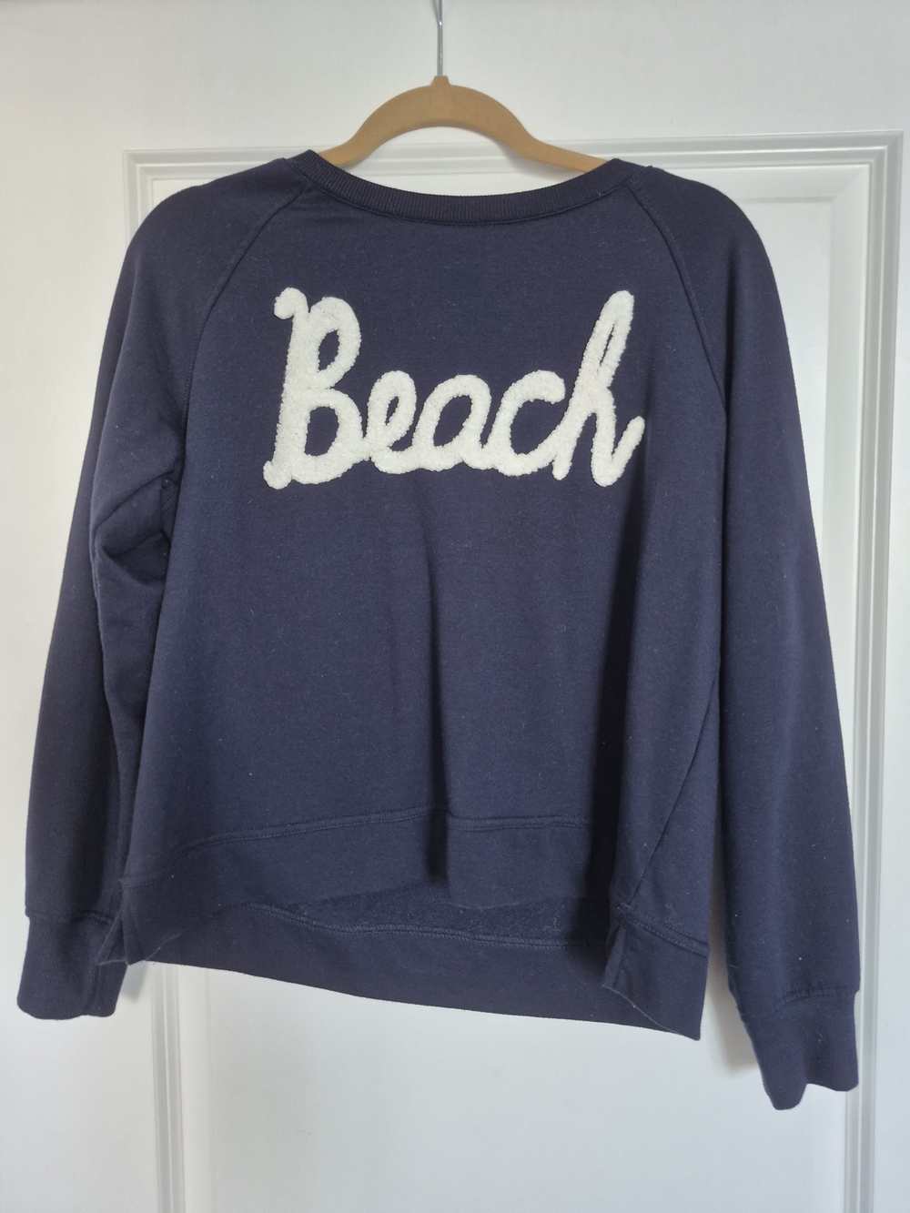 Women's Navy 'Beach' Pullover Sweatshirt
